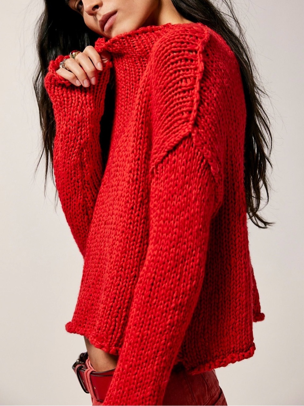 FREE PEOPLE Opal Rollneck, Size S